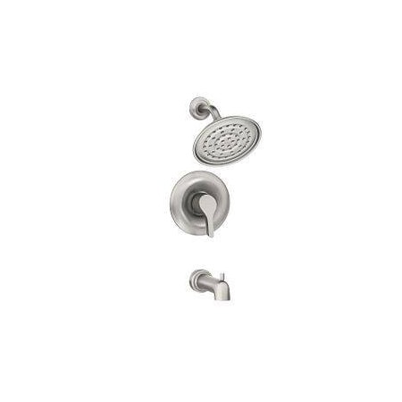Moen Danika Posi-Temp Tub & Shower Trim in Spot Resist Brushed Nickel 82734SRN